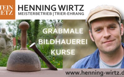 Fotos und Anzeigen Gestaltung für Steinmetz Henning Wirtz