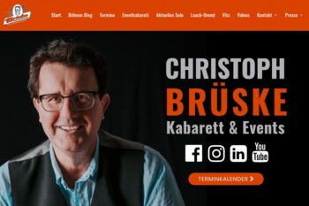 Testimonoial Webdesigner Trier: Christoph Brüske Kabarettist