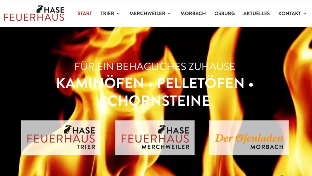 Website Relaunch Hase Feuerhaus
