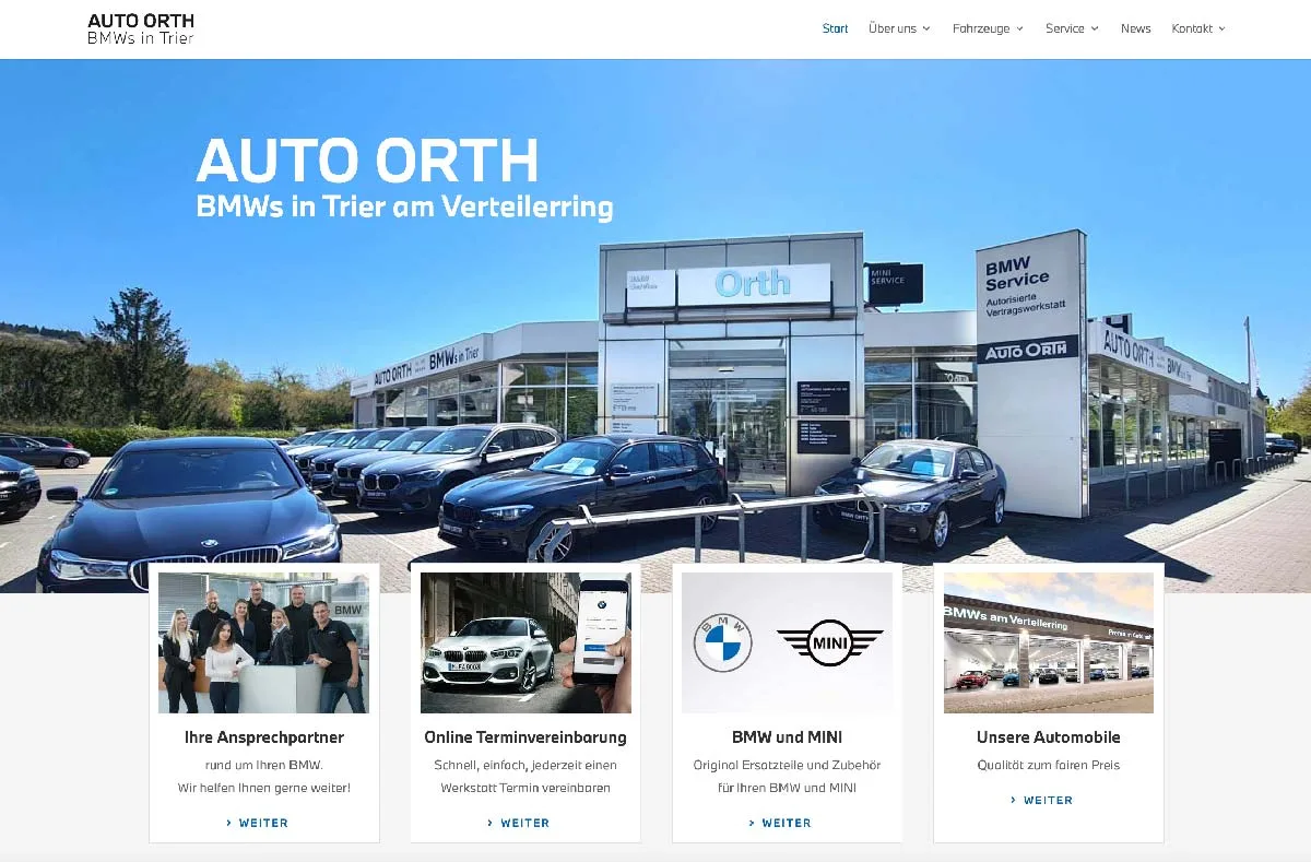 Relaunch Website Auto Orth 2023