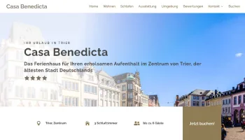 Website Referenz Ferienhaus Trier