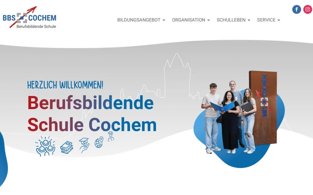 Website-Relaunch für Berufsbildende Schule: Neues Webdesign, verbesserte Nutzererfahrung