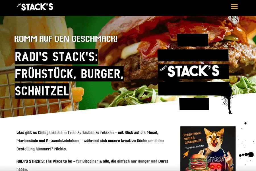 Neue Website für Radi’s Stack’s